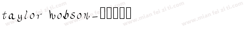 taylor hobson字体转换